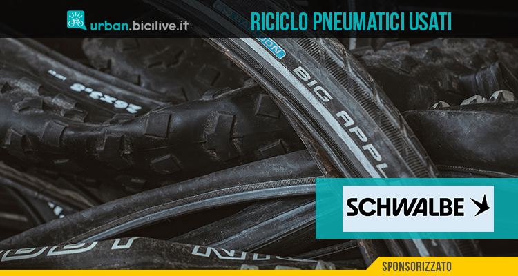 Schwalbe amplia il riciclo: ora anche gli pneumatici usati diventano nuove gomme da bicicletta