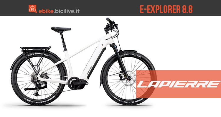 Nuova Lapierre E-Explorer 8.8 2025: autonomia, connettività e design per il trekking elettrico