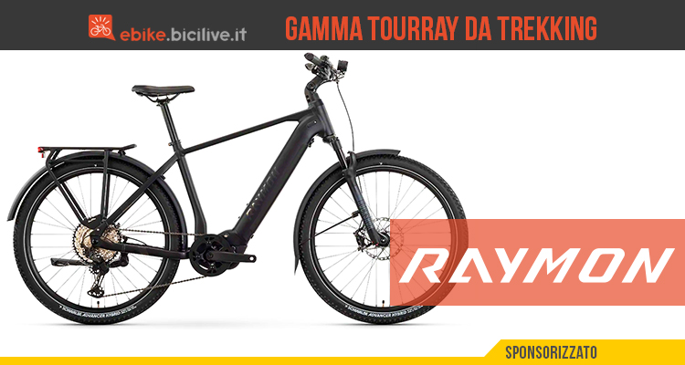 Tourray: la gamma di e-bike trekking di Raymon Bicycles