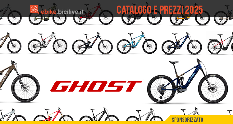 Catalogo e listino prezzi e-MTB GHOST Bikes 2025