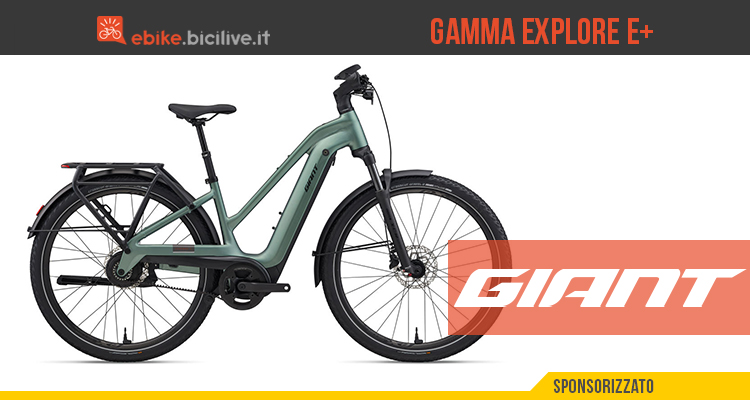 Giant Explore E+: integrazione, tecnologia e sicurezza per urban e trekking