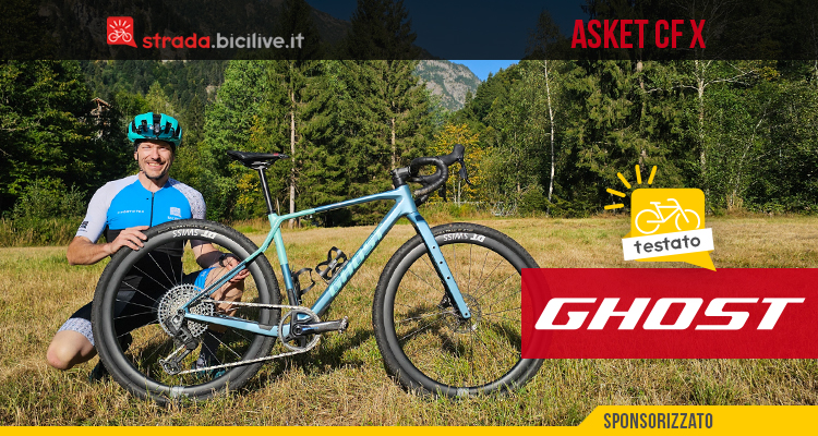 Test GHOST Asket CF X 2025: una gravel in carbonio leggera e capace