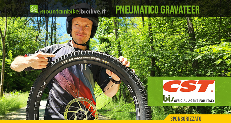Test pneumatici MTB CST Gravateer: robustezza e grip