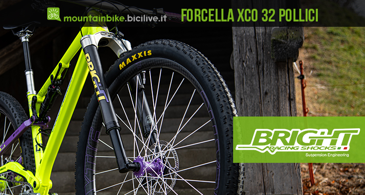 XCO 32”: Bright Racing Shocks presenta la prima forcella ammortizzata da 32 pollici interamente italiana