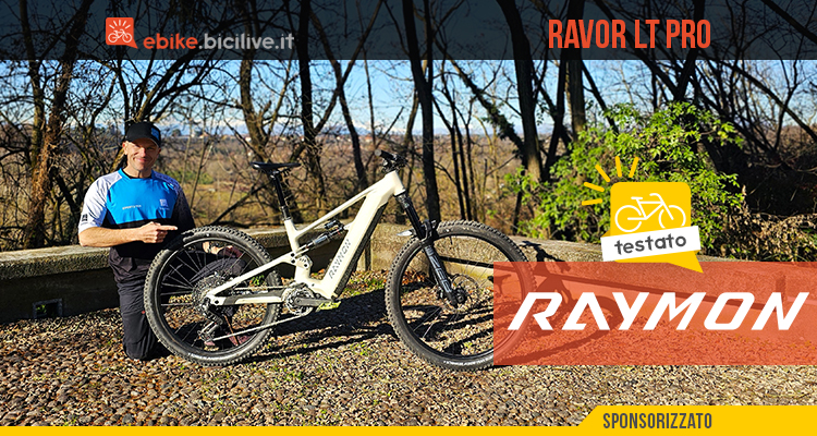 Test con video: e-MTB Raymon RAVOR LT PRO – motore Yamaha PW-X4, batteria 840 Wh
