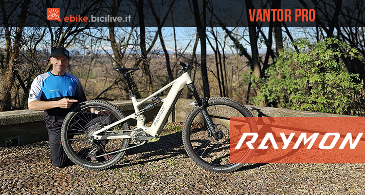 Test con video: e-MTB Raymon VANTOR Pro – motore Yamaha PW-X4, batteria 840 Wh