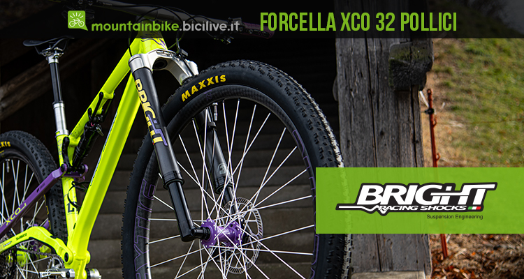 XCO 32”: Bright Racing Shocks presenta la prima forcella ammortizzata da 32 pollici interamente italiana