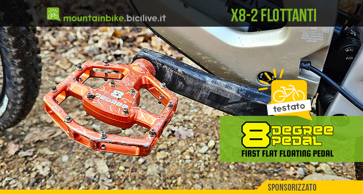 Test pedali flottanti 8 Degree Pedal X8-2: la rivoluzione del flat?