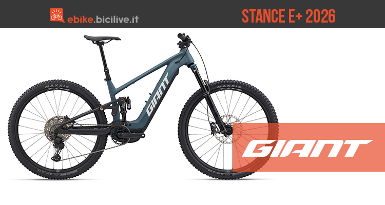 Giant Stance E+ 2026: più escursione, 100 Nm di coppia e prezzo interessante