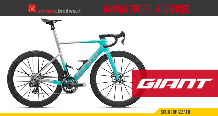 Giant presenta la nuova gamma Propel Advanced: aerodinamica e integrazione per la velocità su strada