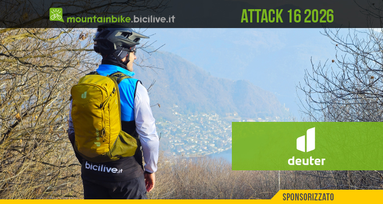 Test zaino MTB Deuter Attack 16 con paraschiena – versione 2026