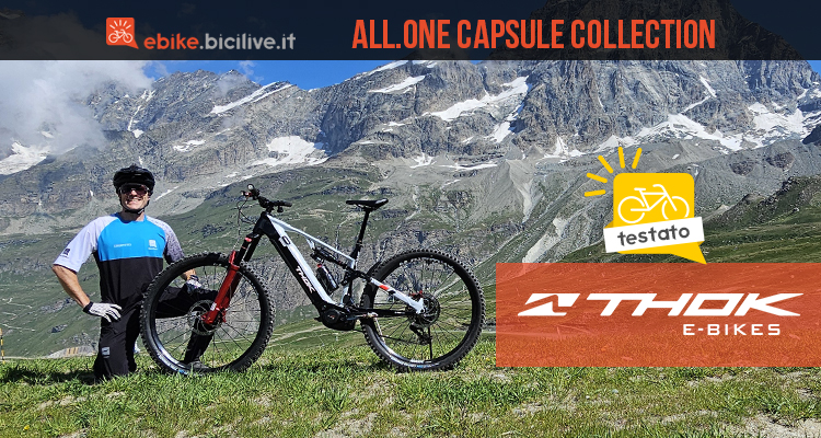 Doppio test e-MTB THOK All.ONE: Capsule Collection e modello base