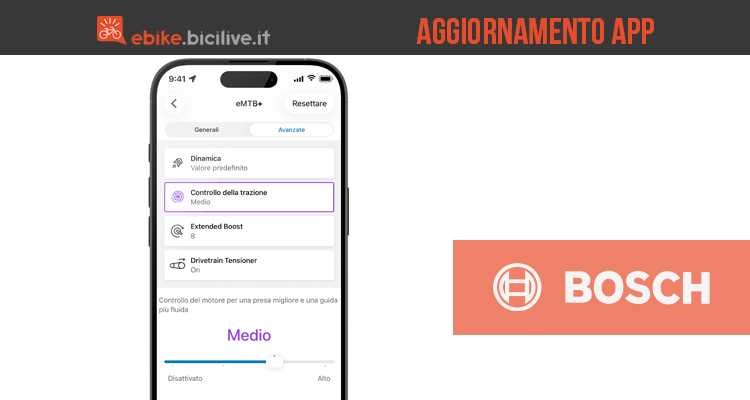Bosch eBike Systems: personalizzazione avanzata con app eBike Flow versione 1.38