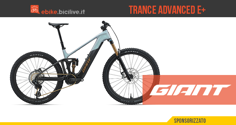 Giant Trance Advanced E+: nuova e-MTB da 120 Nm e batteria da 840 Wh