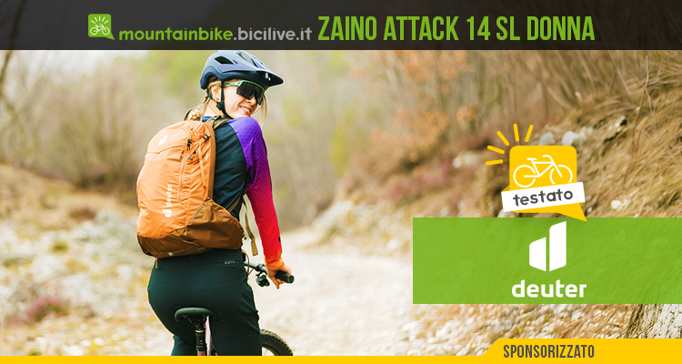 Test zaino MTB Deuter Attack 14 SL con paraschiena – versione donna 2026