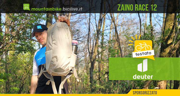 Test zaino MTB Deuter Race 12: leggerezza e traspirabilità